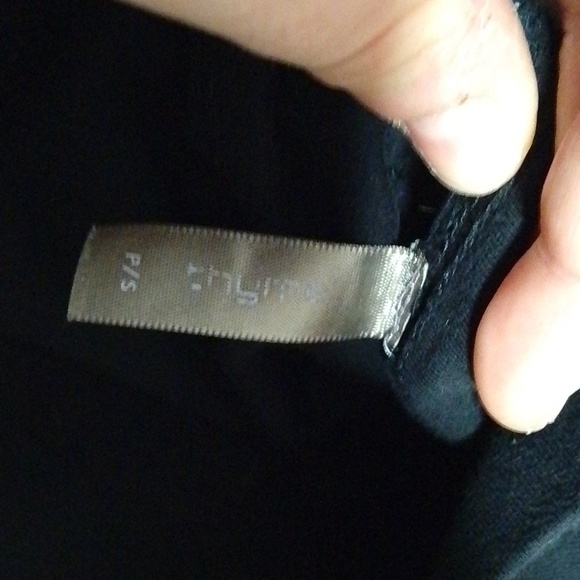 Thyme black maternity formal or work pants in size  small - Picture 3 of 4